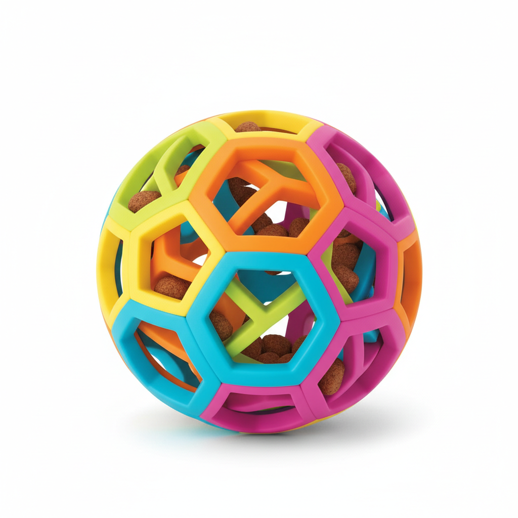 Interactive Slow Feeder Puzzle Ball for Dogs